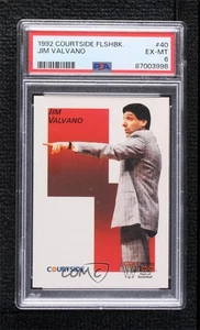 1992 Courtside Flashbacks Jim Valvano #40 PSA 6 - Picture 1 of 3