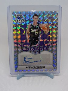 2023-24 Panini Mosaic Basketball Kessler Edwards Scripts Auto #MS-EDW - Picture 1 of 2