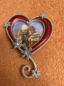 Hallmark Keepsake Our First Christmas Together 2022 Heart Photo Ornament NIB - Picture 1 of 3