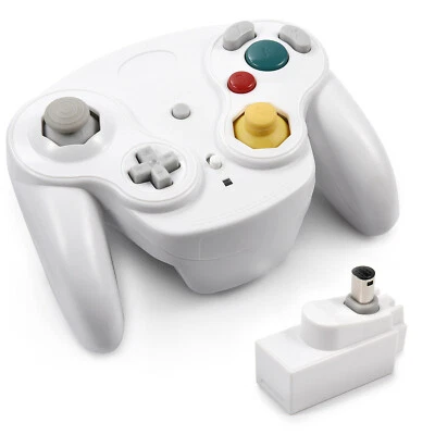 2.4G Wireless NGC Controller Gamepad Joystick with Receiver for Gamecube Console - Image 1 of 4