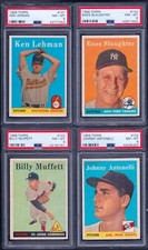 PSA 8 1958 Topps #141 Ken Lehman Baltimore Orioles SETBREAK