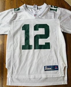 Green Bay #12 Rogers Jersey In White Youth - Picture 1 of 4