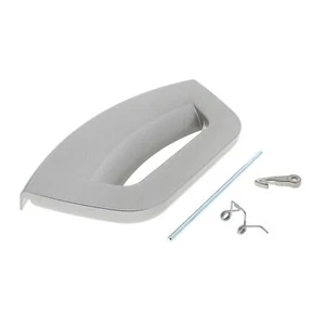 Washing Machine Door Handle & Spring Kit For Hotpoint Silver C00287391 - Picture 1 of 1