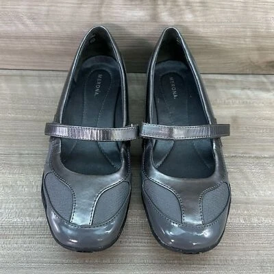 Merona Mellie Gris MaryJane Gancho y Lazo Correa Plana Mujer’s 9.5 096013144 Foto 1 de 4