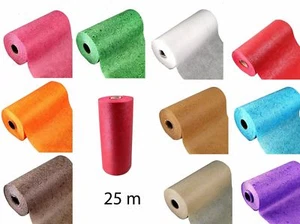 (0,8€/m) Tischläufer 25m Muster Struktur Stark Blumen Kommunion Tischband 30cm - Bild 1 von 8