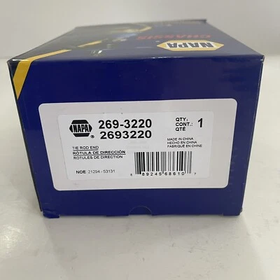 Extremo de barra de amarre de dirección interior delantera Napa EV433 para Toyota 4Runner Tacoma 2693220 E8 Foto 1 de 4