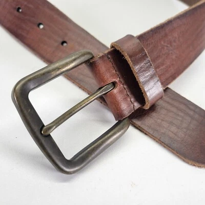 American Eagle Outfitters Leather Belt 30 Brown Distressed - Image 1 of 4
