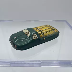 RARE Vintage Japanese Tin Toy Car. Very nice - Litho- Driver - Green - Picture 1 of 7