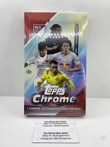 2021 Topps MLS Major League Soccer Chrome Hobby Box | Factory Seal Brand New - Picture 1 of 2