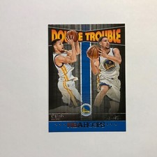 2016-17 Panini NBA Hoops Double Trouble #5 Klay Thompson/ Stephen Curry