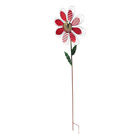 Red Iron Wind Windmill Garden Rotatory Ornament Outdoor Toys