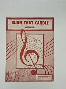 Partituras de colección Burn that Candle de Winfield Scott - Imagen 1 de 3