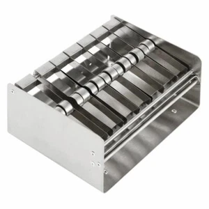 Dispensador de etiquetas Vogue hecho de acero inoxidable 121 (H) x 237 (W) x 190 (D) mm - Imagen 1 de 3