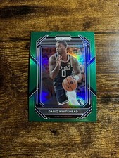 2023-24 Panini Prizm Draft Picks Dariq Whitehead Green Prizm #25 Duke