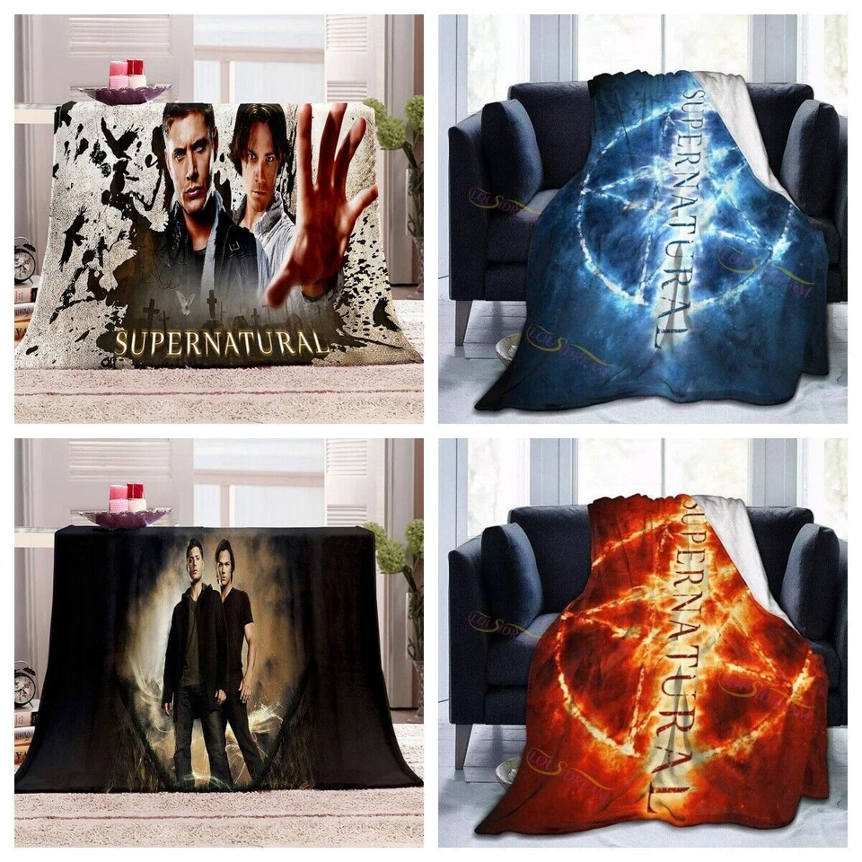 3D Supernatural Flannel Blanket Bedroom Living room Blanket Sofa Warm Blanket UK - Image 1 of 1