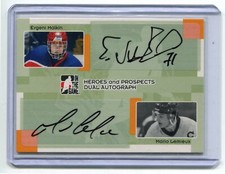2005-06 ITG Heroes and Prospects Dual Auto /15 #DAML Evgeni Malkin/Mario Lemieux