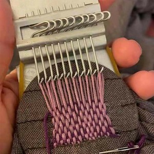Diy Mini Loom Speedweve Type Weave Tool Easy Handmade Darning Machine Tool