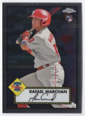 2021 Topps Chrome Platinum Anniversary Rafael Marchan Rookie R24 - Image 1 of 2