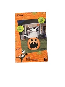 NEW Disney Nightmare Before Christmas Zero Halloween Airblown Inflatable 4.5 Ft - Picture 1 of 5