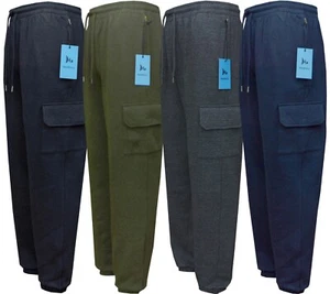 Mens Cargo Combat Jogging Bottoms Trousers Elasticated Tracksuit Joggers M-3XL - Picture 1 of 6