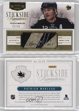 2013-14 Panini Dominion Stickside Signatures /25 Patrick Marleau #SS-PU Auto