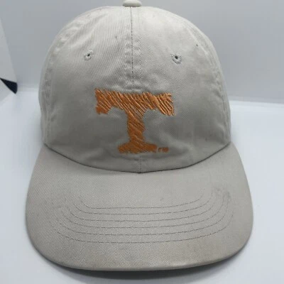 Gorra Tennessee Volunteers Power T bordada bronceada logotipo naranja ajustable beige Foto 1 de 4
