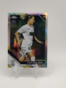 2021-22 Topps Chrome Women’s UEFA Emma Kullberg #57 Refractor Rookie BK Hacken - Picture 1 of 2