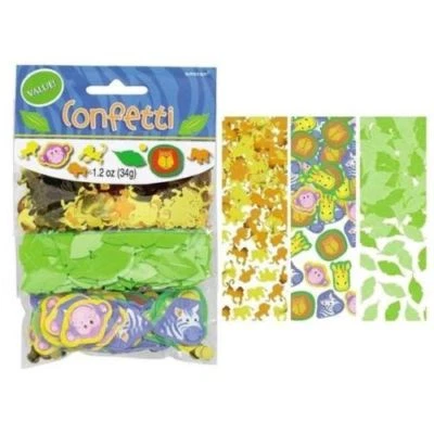 Новый джунглей животных конфетти большое значение упаковка вечеринки день рождения украшение лев обезьяна - Изображение 1 из 4