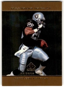 1998 SP Authentic Maximum Impact Napoleon Kaufman #SE22 Oakland Raiders - Picture 1 of 2