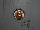 wheat penny 1930S SHARP RED BU 1930-S LOT #1 UNC RED LUSTER LINCOLN CENT