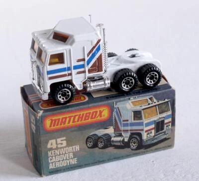 Matchbox/Lesney 1-75 Superfast (45c) Kenworth Modelljahren AERODYNE Verpackt) - Bild 1 von 4