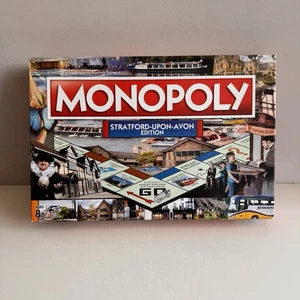 Monopoly Stratford-Upon-Avon Edition Board Game Hasbro 2016 Properly Trading - Picture 1 of 14