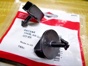 TWO 597244 GENUINE AIR CLEANER CAP KNOBS BRIGGS & STRATTON 123P02 123P32 115P02 - Picture 1 of 3
