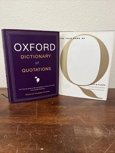The Oxford Dictionary of Quotations & Yale Buch der Zitate - HCDJ Sehr guter Zustand + - Bild 1 von 14