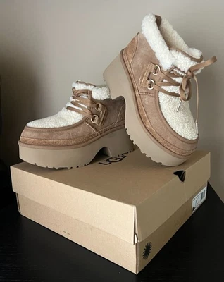 Botín UGG Mujer Clásico Nuevas Alturas Genuino Piel de Oveja con Cordones Talla 8 Nuevo con Etiquetas Foto 1 de 4