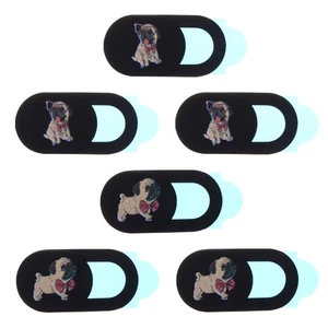  6 PCS Cartoon Protective Cover Camera Protector Professional Webcam - Afbeelding 1 van 12