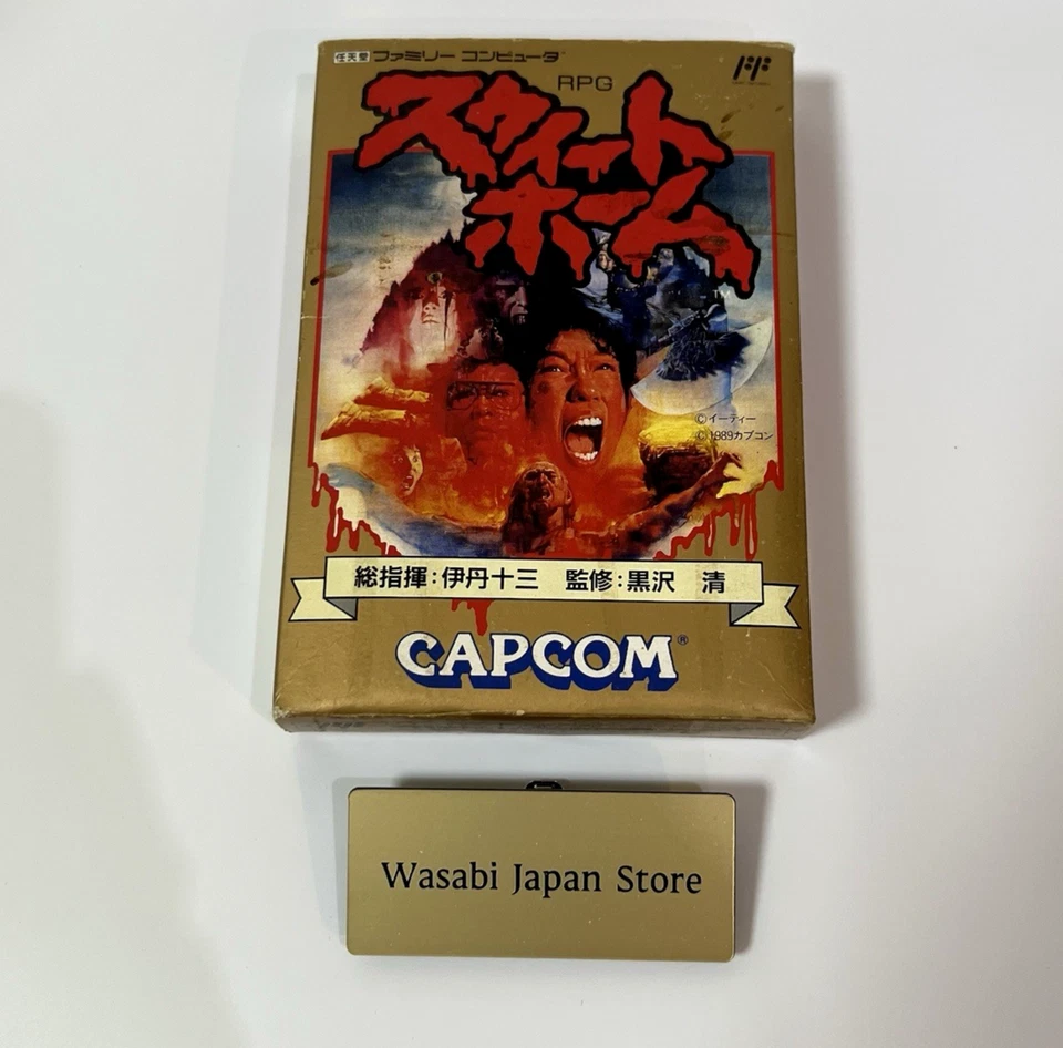 Sweet Home Famicom Nintendo NES Japan CAPCOM  Retro Game With Box game manual - Image 1 of 3