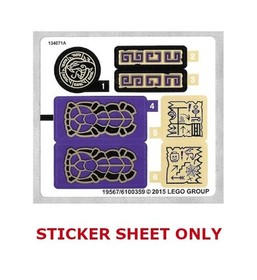 LEGO 70749 - Ninjago - Enter the Serpent - STICKER SHEET