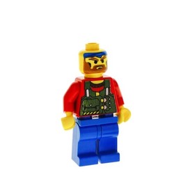 1x Lego Minifigure Rock Raiders Bandit Torso Red Vest Green 4930 4990 rck002