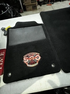 2-ORIGINAL 1998 CORVETTE PACE CAR FLOOR MATS W/ EMBROIDERED LOGO EMBLEM - Picture 1 of 6
