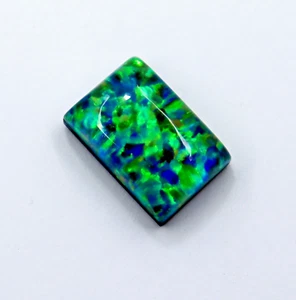 Princess Cut 18.00 Ct Rainbow Opal Bi-Color Loose Gemstone opal - Picture 1 of 6