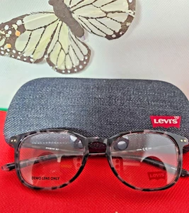 Authentisch und neu Levi's LS108 Brille RUNDER Rahmen graue Schildkröte 51-18 - Bild 1 von 3