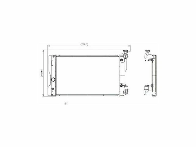 Denso Radiator fits Toyota Matrix 2009-2013 1.8L 4 Cyl 69TBKR - Image 1 of 1