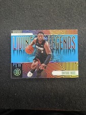2019-20 Illusions Dwayne Wade Living Legends Blue Sapphire Acetate SP #20 Heat