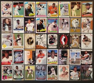 Lot of 40 Different WILLIE MCCOVEY Baseball Cards HOF 1978-2022 BB2784