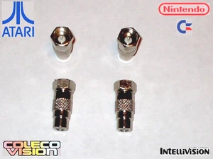4 PC Atari, Colecovision, Nintendo, NES, Intellivision, Replaces RF Switch Box. - Picture 1 of 6