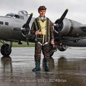 W.Britain 10124 U.S.A.A.F. Heavy Bomber Gunner, England, 1942-45 (Britains) - Picture 1 of 2