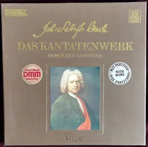 AUDIOPHILE HARNONCOURT BACH CANTATAS VOL. 45 2LP TELDEC 244 194-1 ED1 RARE - Picture 1 of 3