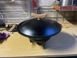 wok pfanne edelstahl mit deckel - Bild 1 von 5