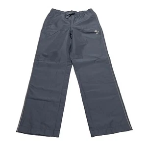 Place Sport Jersey Lined Athletic Wind Rain Pants Size M 7/8 Black - Picture 1 of 12